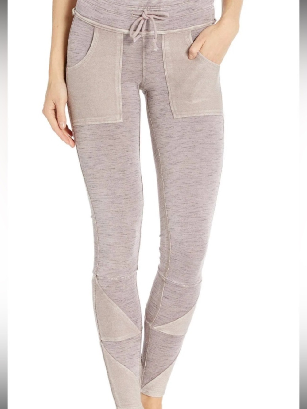 FP Movement by Free People Kyoto High-Rise Ankle Legging in Mushroom size Small